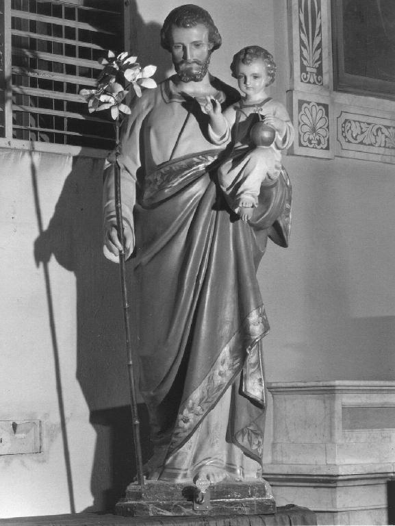 San Giuseppe e Gesù Bambino (statua) - produzione italiana (sec. XX)