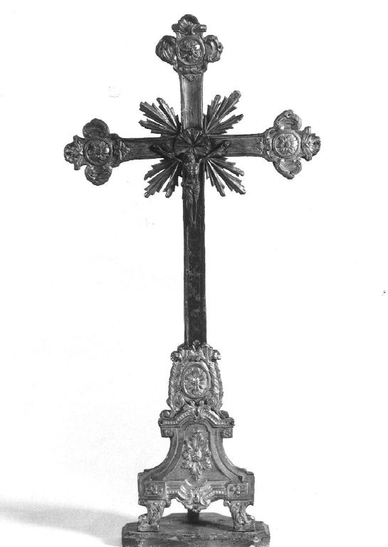 croce d'altare - ambito piacentino (fine/inizio secc. XVIII/ XIX)