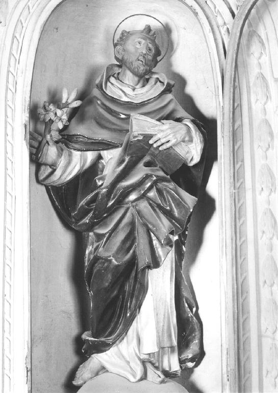 San Domenico (statua) - ambito piacentino (fine/inizio secc. XVII/ XVIII)