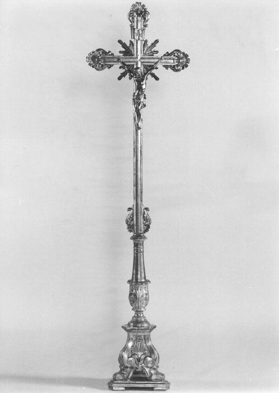 croce d'altare - ambito piacentino (prima metà sec. XIX)