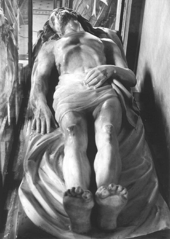 Cristo morto (statua) - produzione italiana (secondo quarto sec. XX)