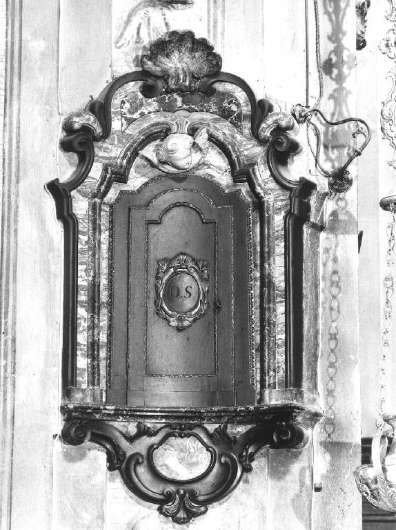 armadietto per oli santi, serie - ambito emiliano-lombardo (sec. XVIII)
