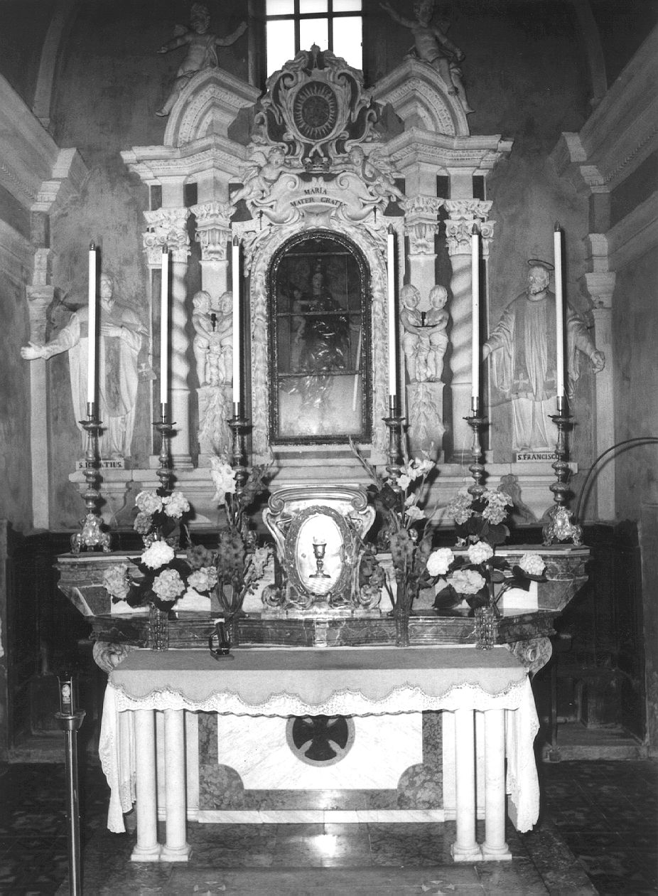 altare maggiore - ambito emiliano-lombardo (fine/inizio secc. XVIII/ XIX)