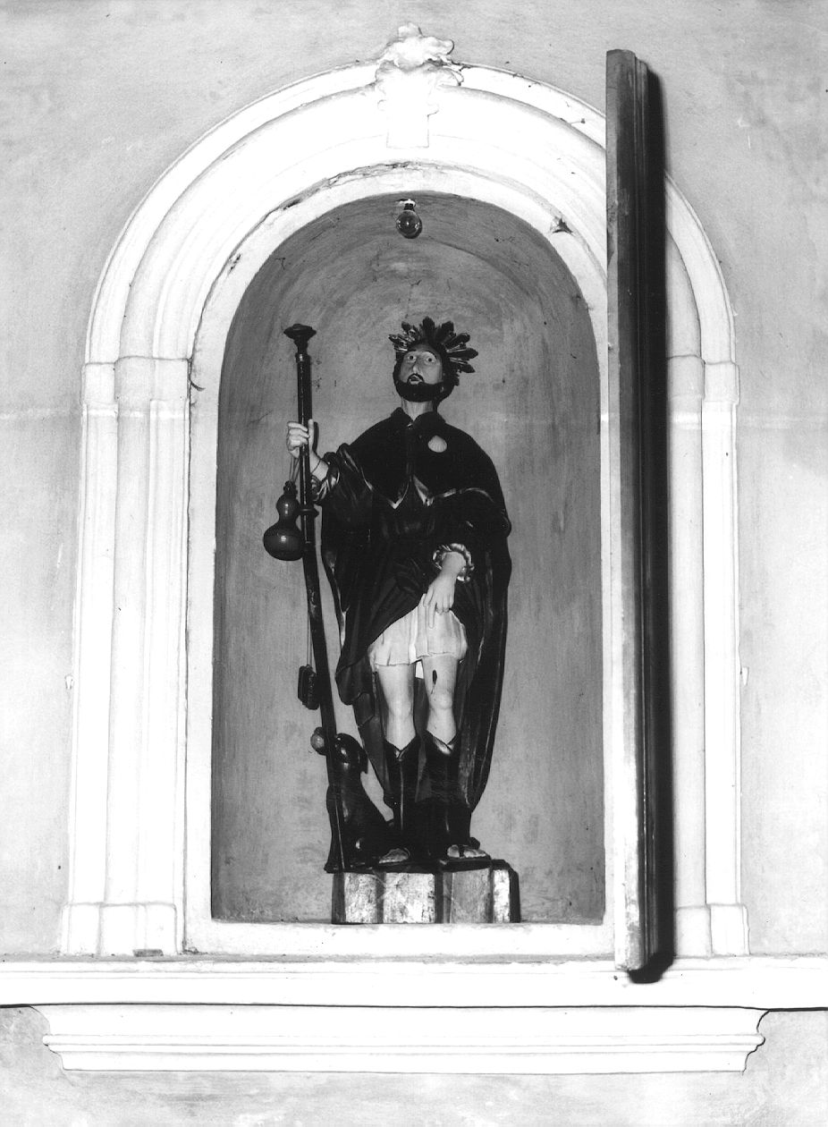 San Rocco (statua) - ambito piacentino (sec. XVII)