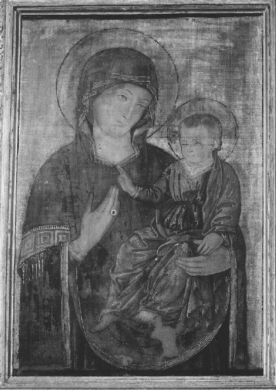 Madonna del Popolo, Madonna con Bambino (dipinto) di Aquili Antonio detto Antoniazzo Romano (seconda metà sec. XV)