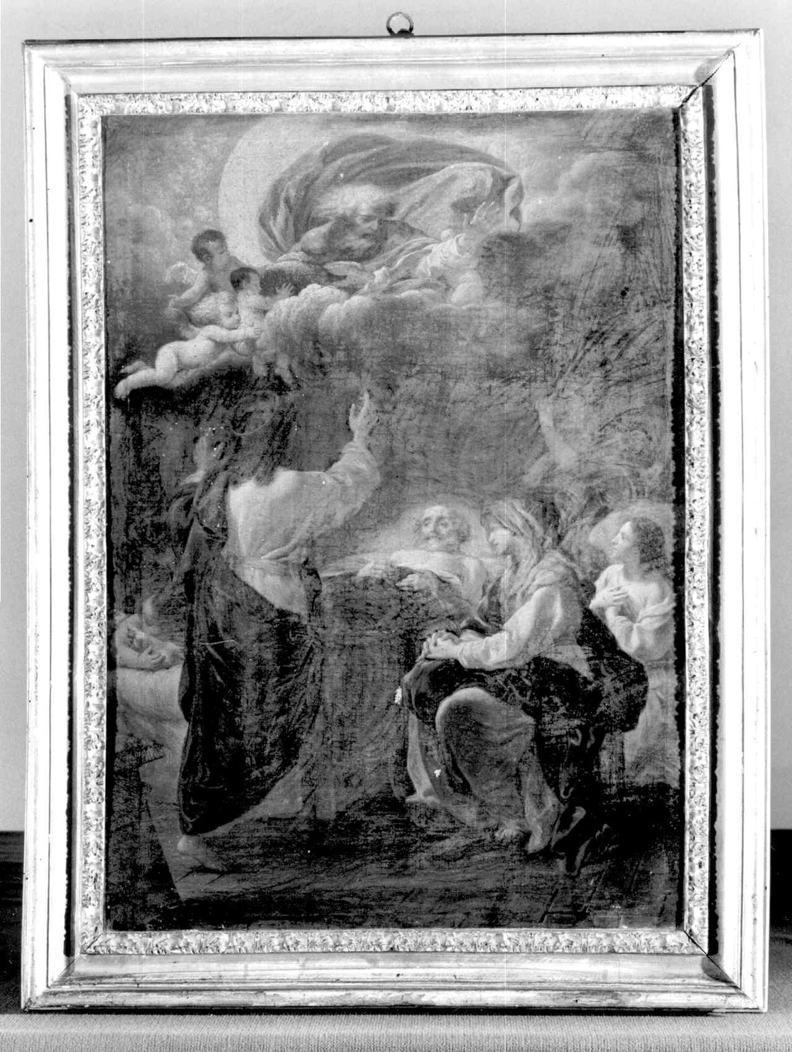 morte di San Giuseppe (dipinto) - ambito emiliano-ligure (prima metà sec. XVIII)
