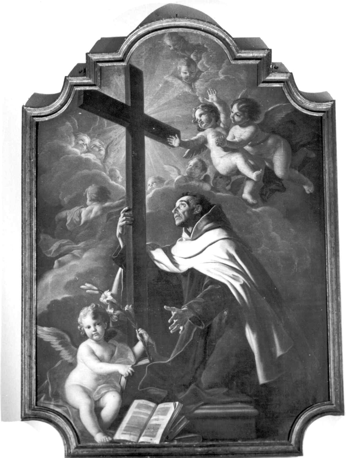 San Giovanni della Croce (dipinto) di Delle Piane Giovanni Maria detto Molinaretto (fine/inizio secc. XVII/ XVIII)