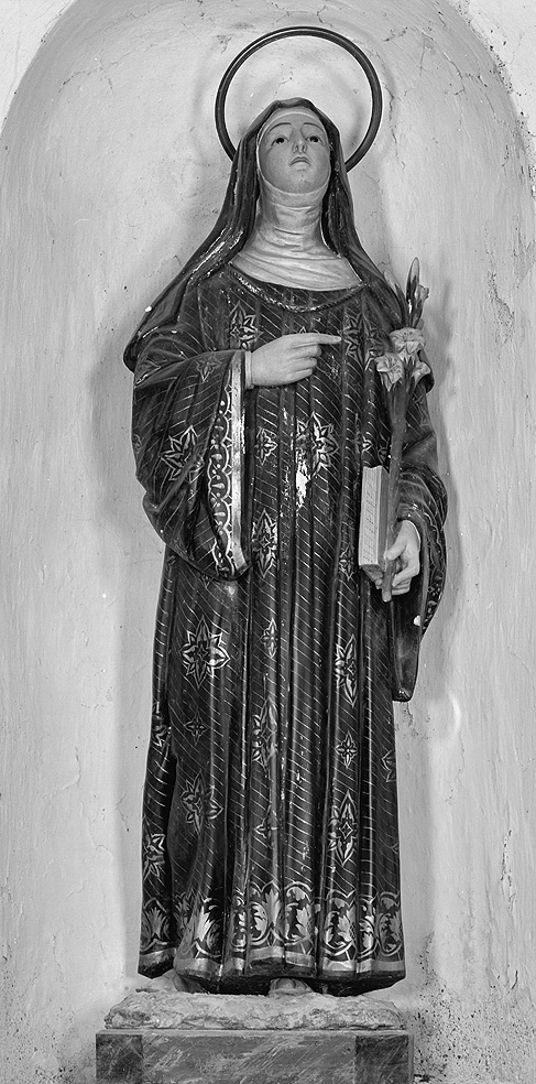Santa Caterina da Siena (statua) - produzione Italia settentrionale (primo quarto sec. XX)