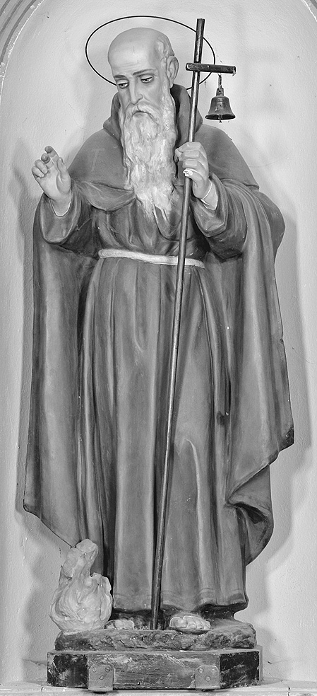 Sant'Antonio Abate (statua) - produzione Italia settentrionale (prima metà sec. XX)