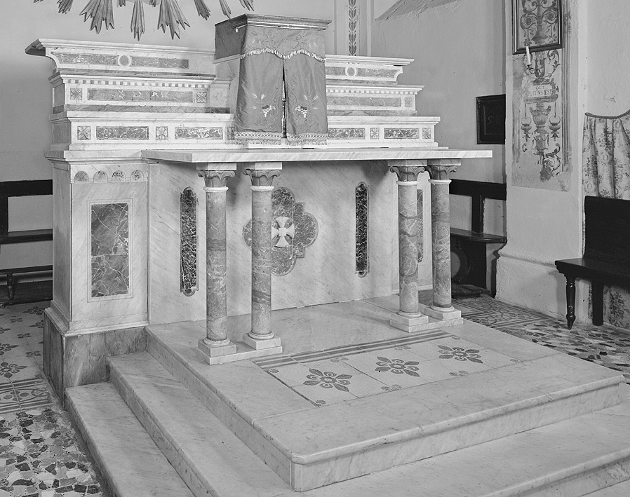 altare maggiore - ambito piacentino (sec. XX)