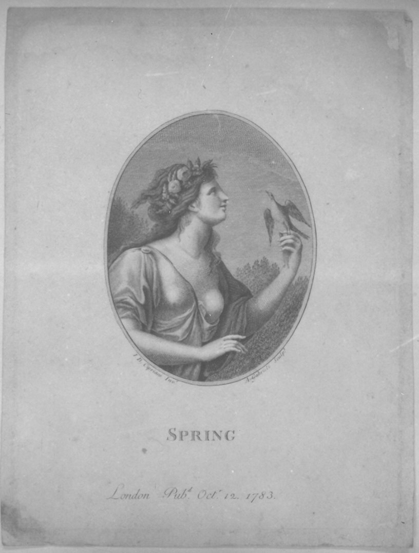 Primavera (stampa) di Gabrieli Amedeo, Cipriani Giovanni Battista (seconda metà sec. XVIII)
