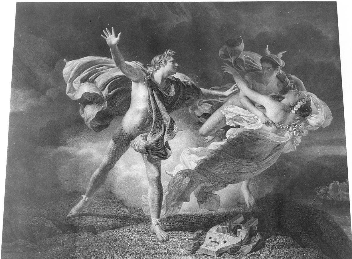 Orfeo ed Euridice (stampa) di Drolling Michel Martin, Garnier Francois (sec. XIX)