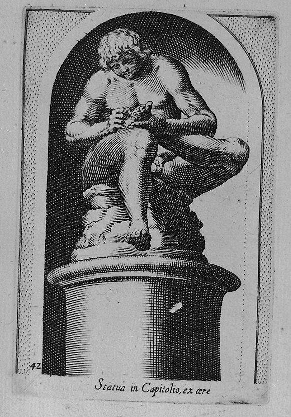 Giovane nudo (stampa, serie) di Thomassin Philippe (sec. XVII)