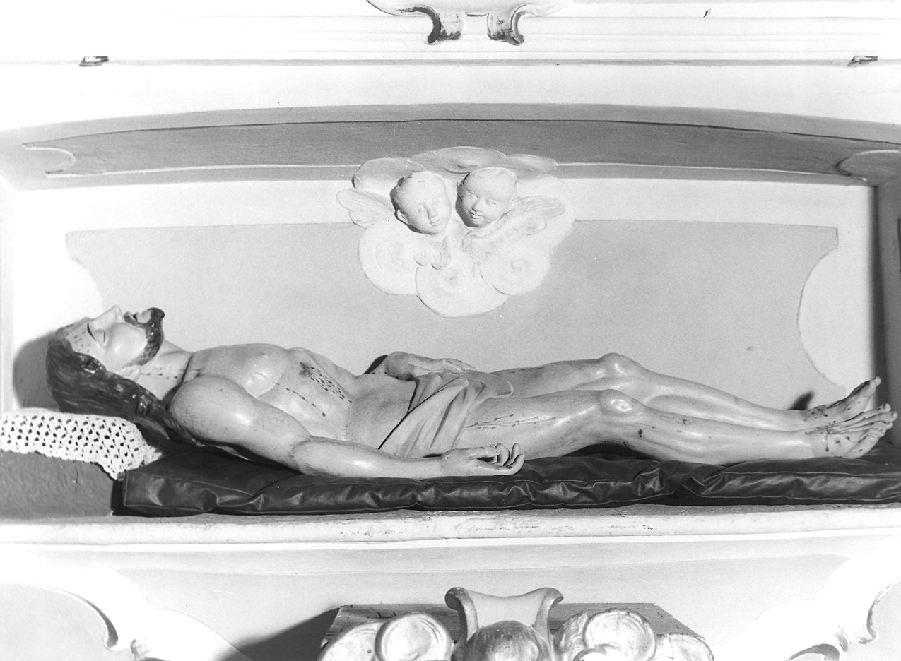Cristo morto (statua) - ambito parmense-piacentino (sec. XIX)