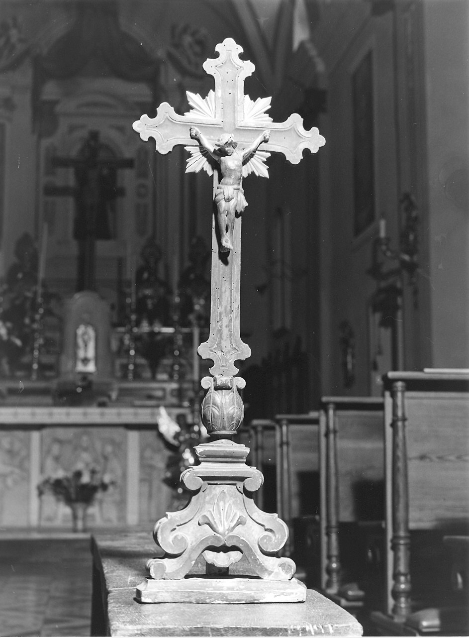 croce d'altare - ambito parmense-piacentino (seconda metà sec. XVIII)