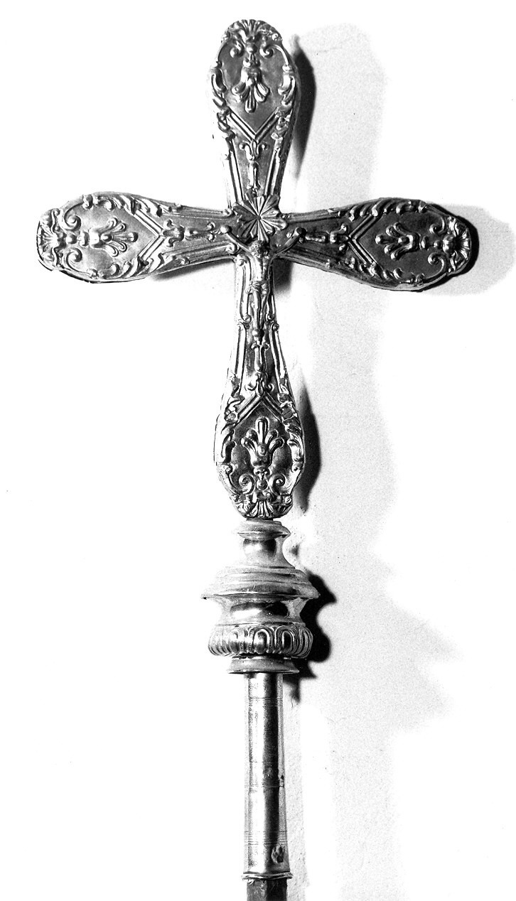 croce processionale - ambito parmense (prima metà sec. XIX)