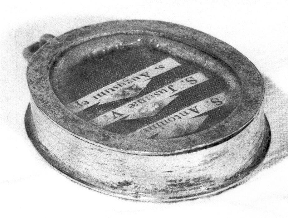 reliquiario a teca - ambito parmense-piacentino (metà sec. XIX)