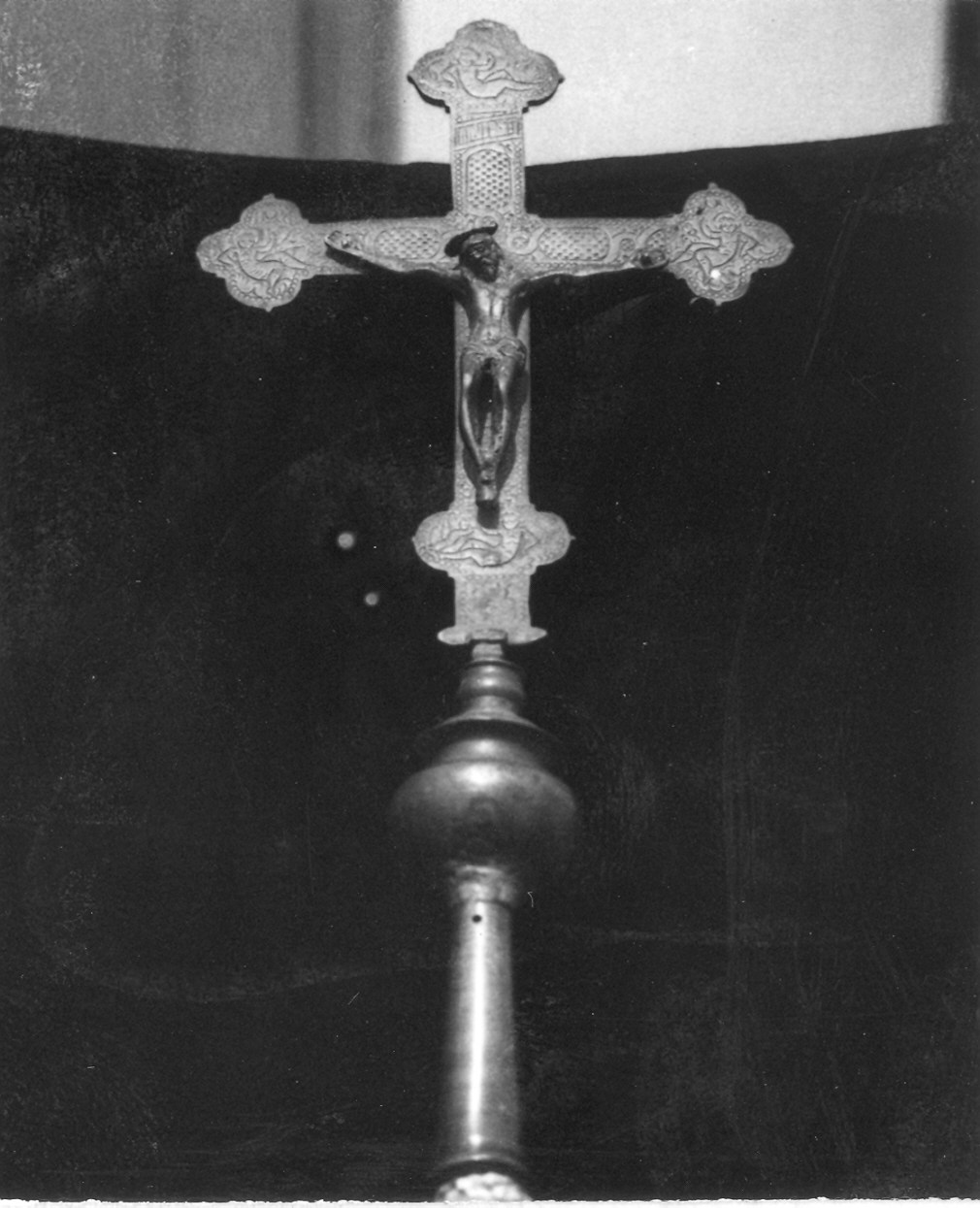 croce processionale - ambito parmense (fine sec. XIX)