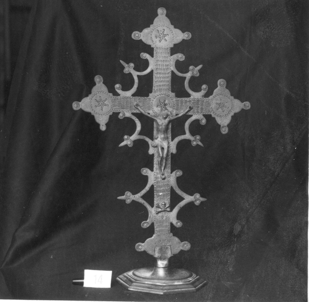croce d'altare - ambito parmense (fine sec. XIX)