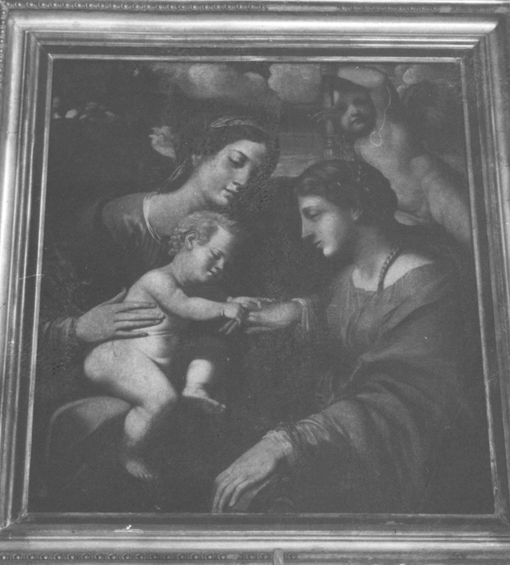 Sposalizio mistico di Santa Caterina (dipinto) - ambito parmense (seconda metà sec. XVI)