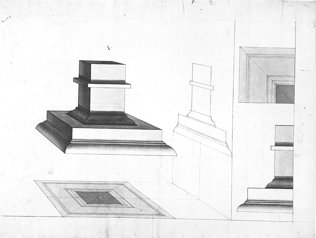 capitello (disegno) - ambito Italia settentrionale (prima metà sec. XIX)