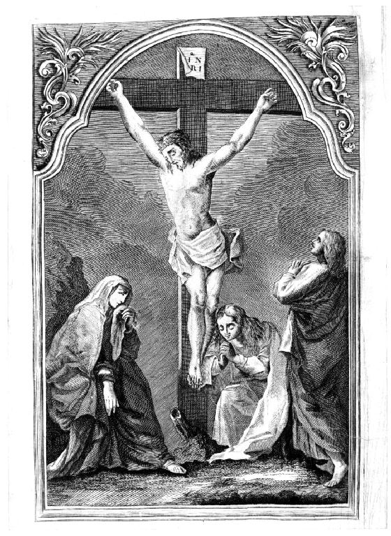 Crocifissione di Cristo (stampa) - ambito veneziano (sec. XIX)