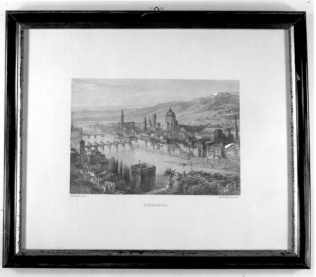 veduta di Firenze (stampa, serie) di Rouargue Adolphe, Rouargue Emile (metà sec. XIX)