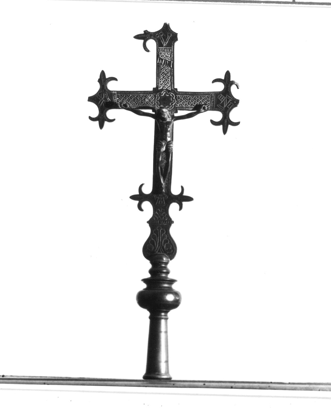 croce processionale - ambito parmense (sec. XVI)