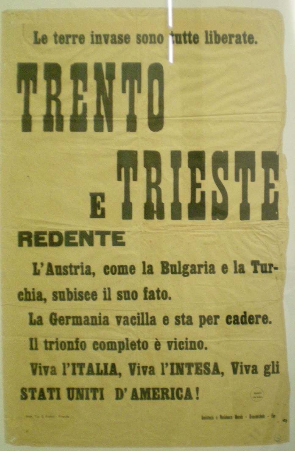 Trento e Trieste (stampa) - ambito veronese (sec. XX)