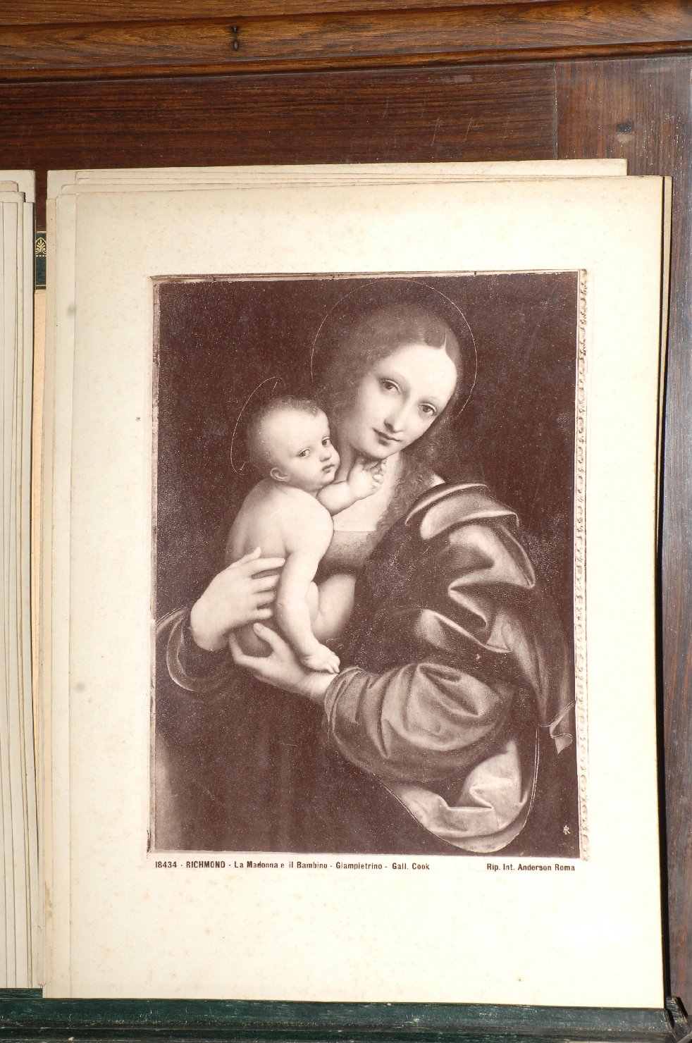 Madonna con Bambino (stampa) - ambito italiano (?) (sec. XIX)