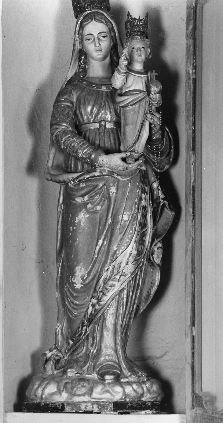 Madonna delle grazie, Madonna con Bambino (scultura) - ambito piacentino (sec. XIX)