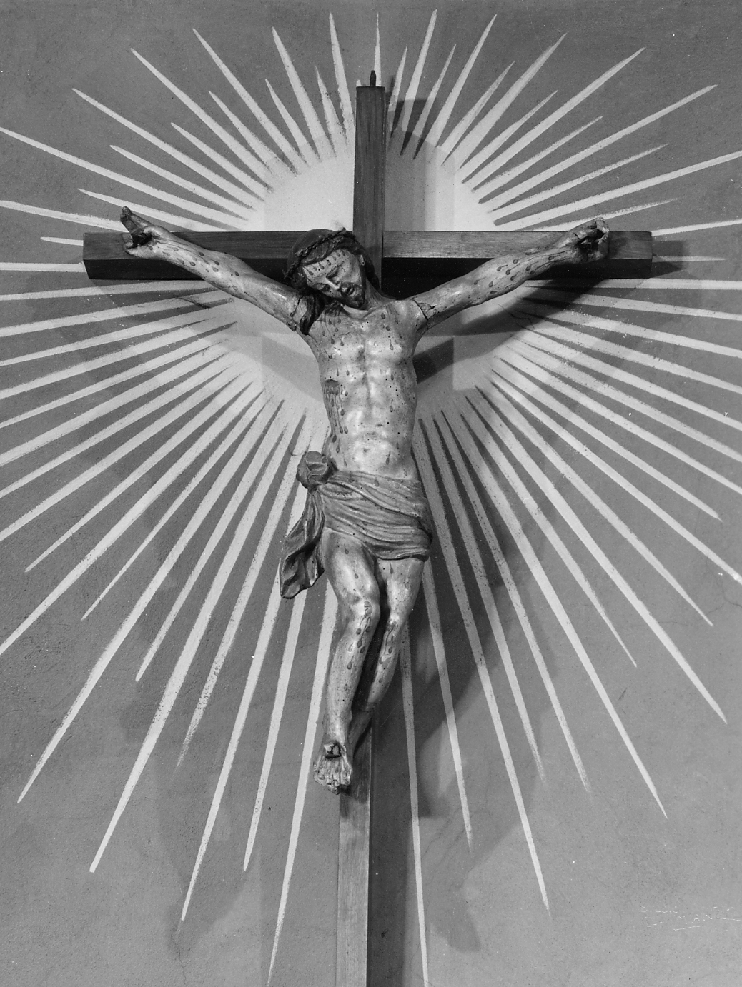Cristo crocifisso (scultura) - ambito piacentino (fine sec. XVIII)
