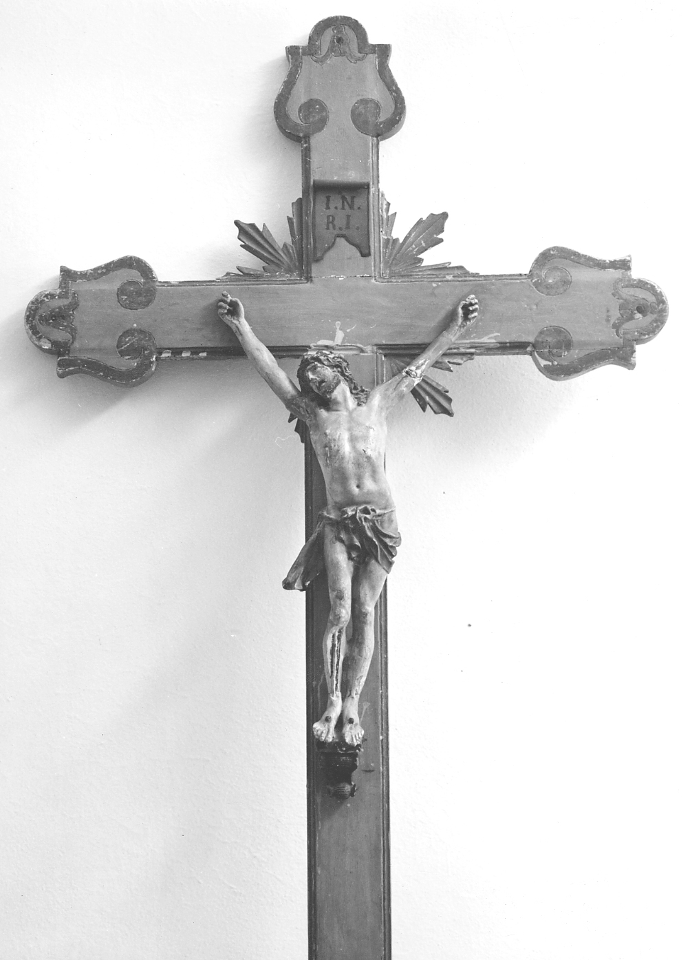croce processionale - ambito piacentino (seconda metà sec. XVIII)