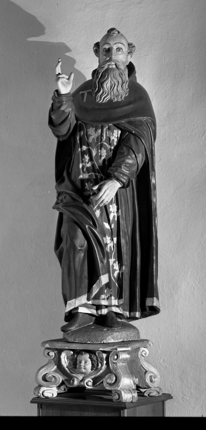 Sant'Antonio Abate (statua) - ambito piacentino (ultimo quarto sec. XVIII)