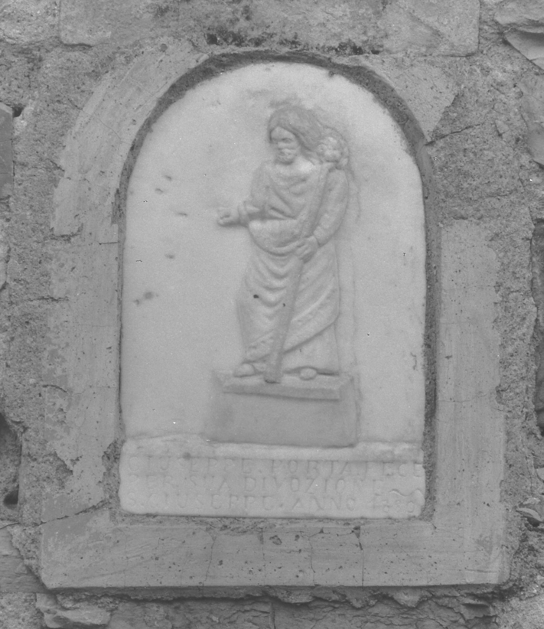San Giuseppe, San Giuseppe (formella) - ambito parmense (sec. XIX)