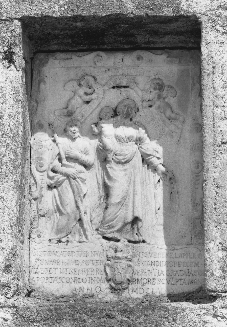 Madonna della Cintola, Madonna della Cintola (formella) - ambito parmense (sec. XVII)
