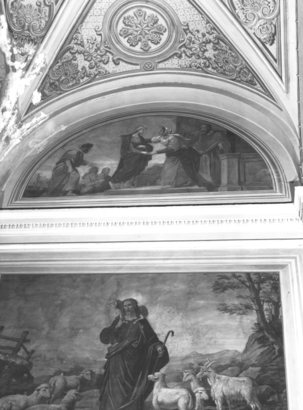 visitazione (dipinto) - ambito Italia nord-orientale (sec. XIX)