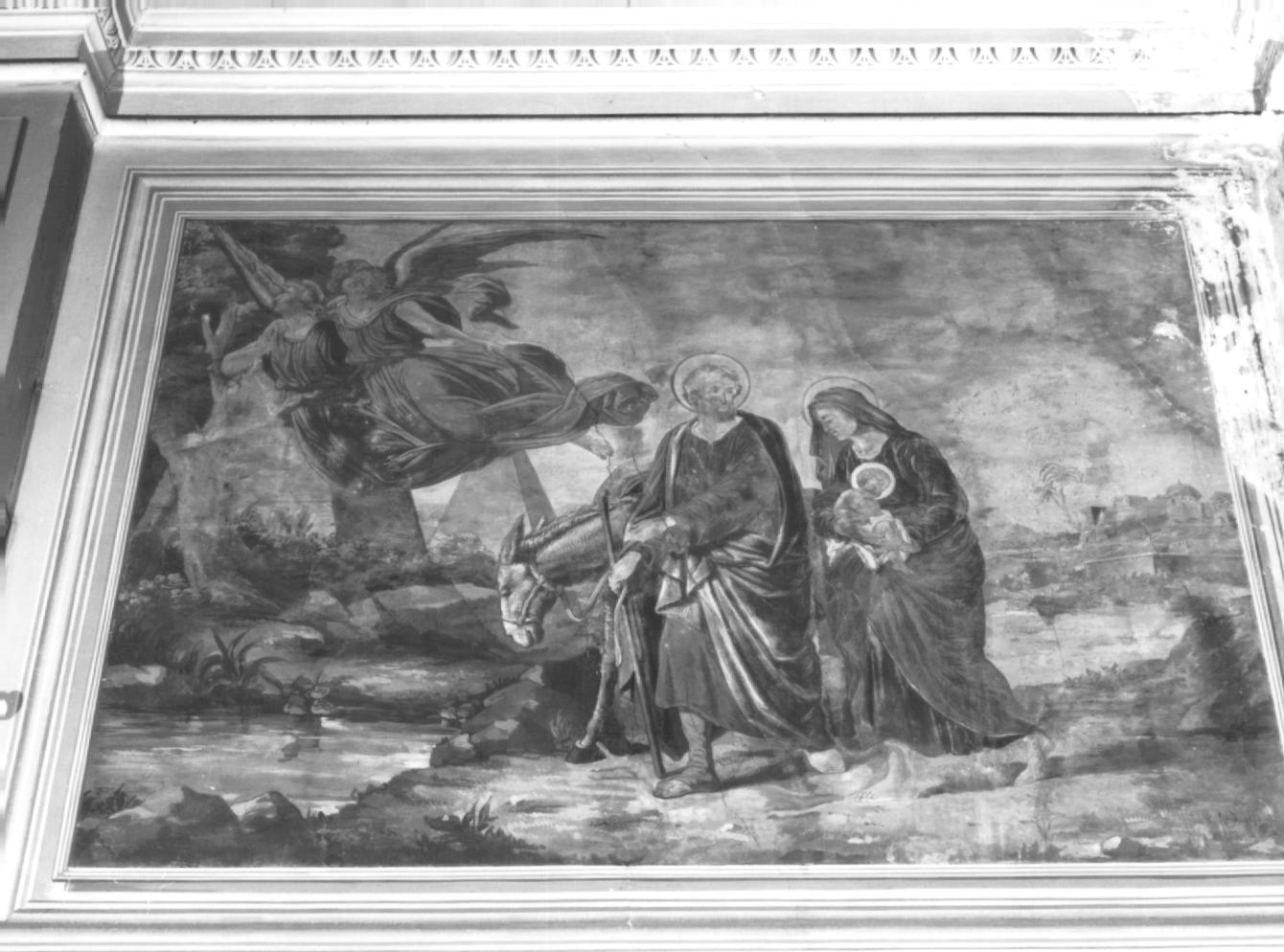 fuga in Egitto (dipinto) - ambito Italia nord-orientale (sec. XIX)