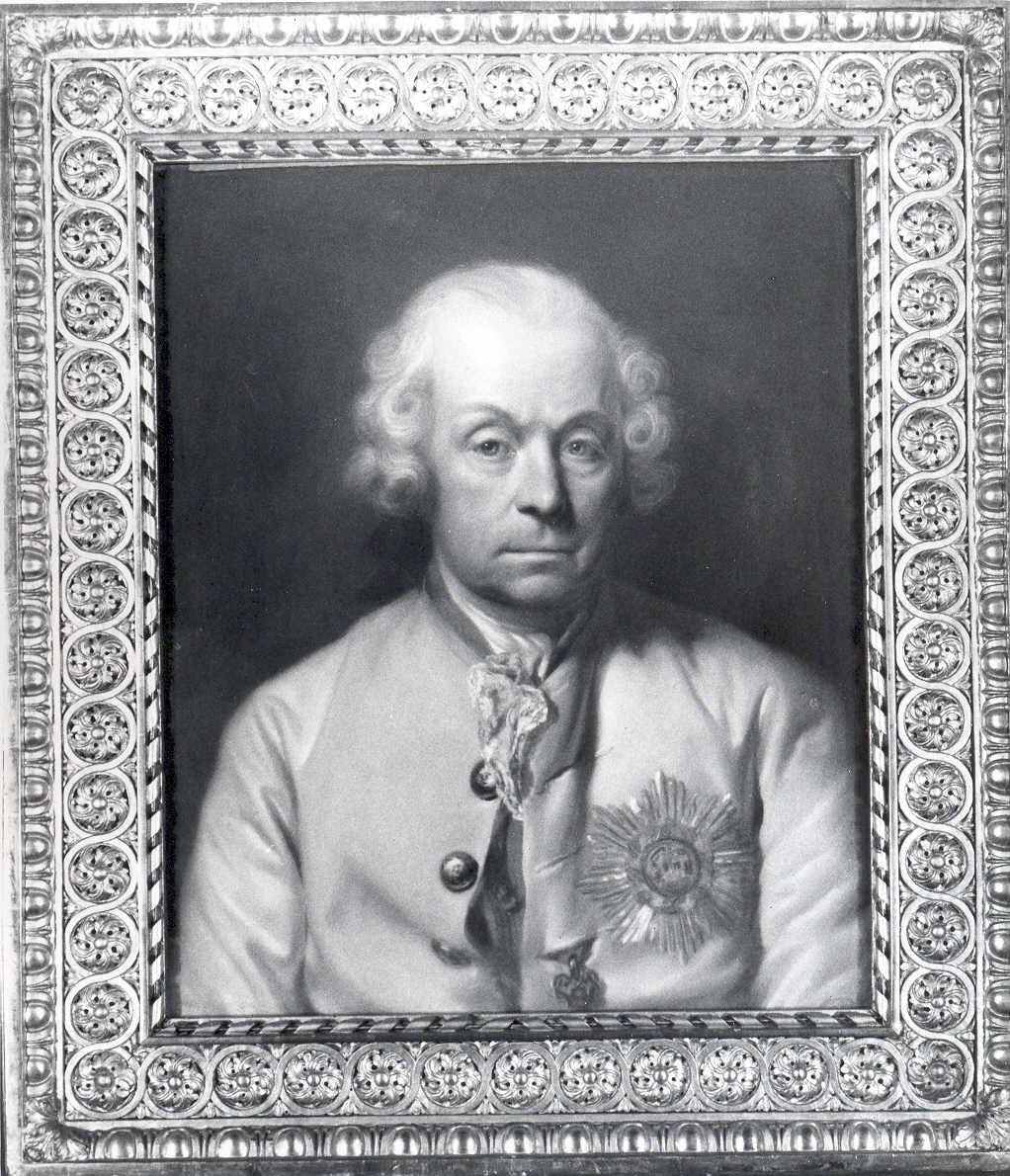 ritratto di gentiluomo identificato con il principe Joseph Wenzel Liechtenstein (dipinto, opera isolata) di Liotard Jean Etienne (scuola) (sec. XVIII)
