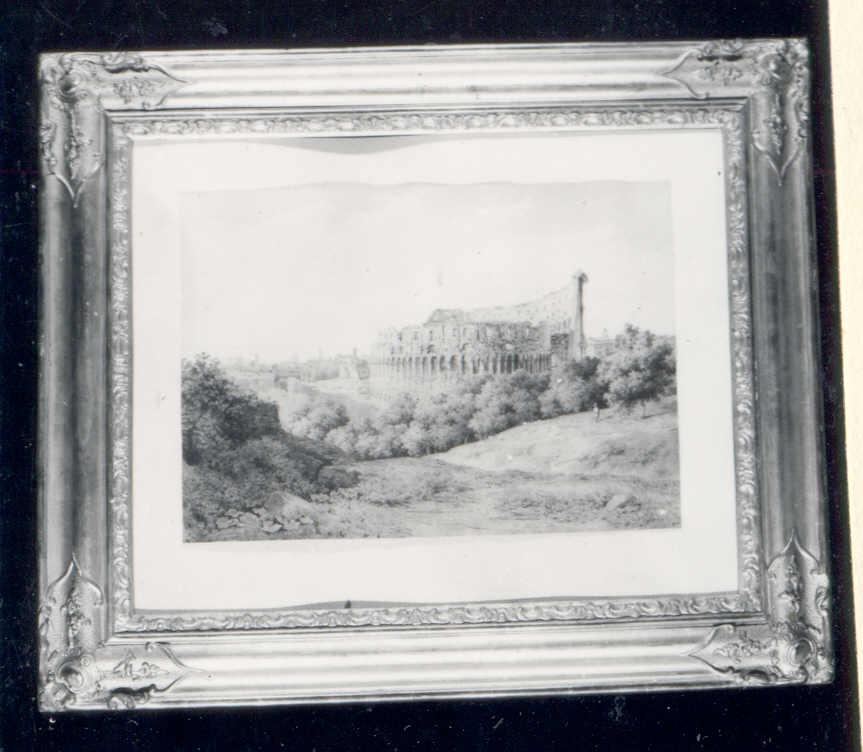 veduta del Colosseo (dipinto, opera isolata) di Heinrich Franz (metà sec. XIX)
