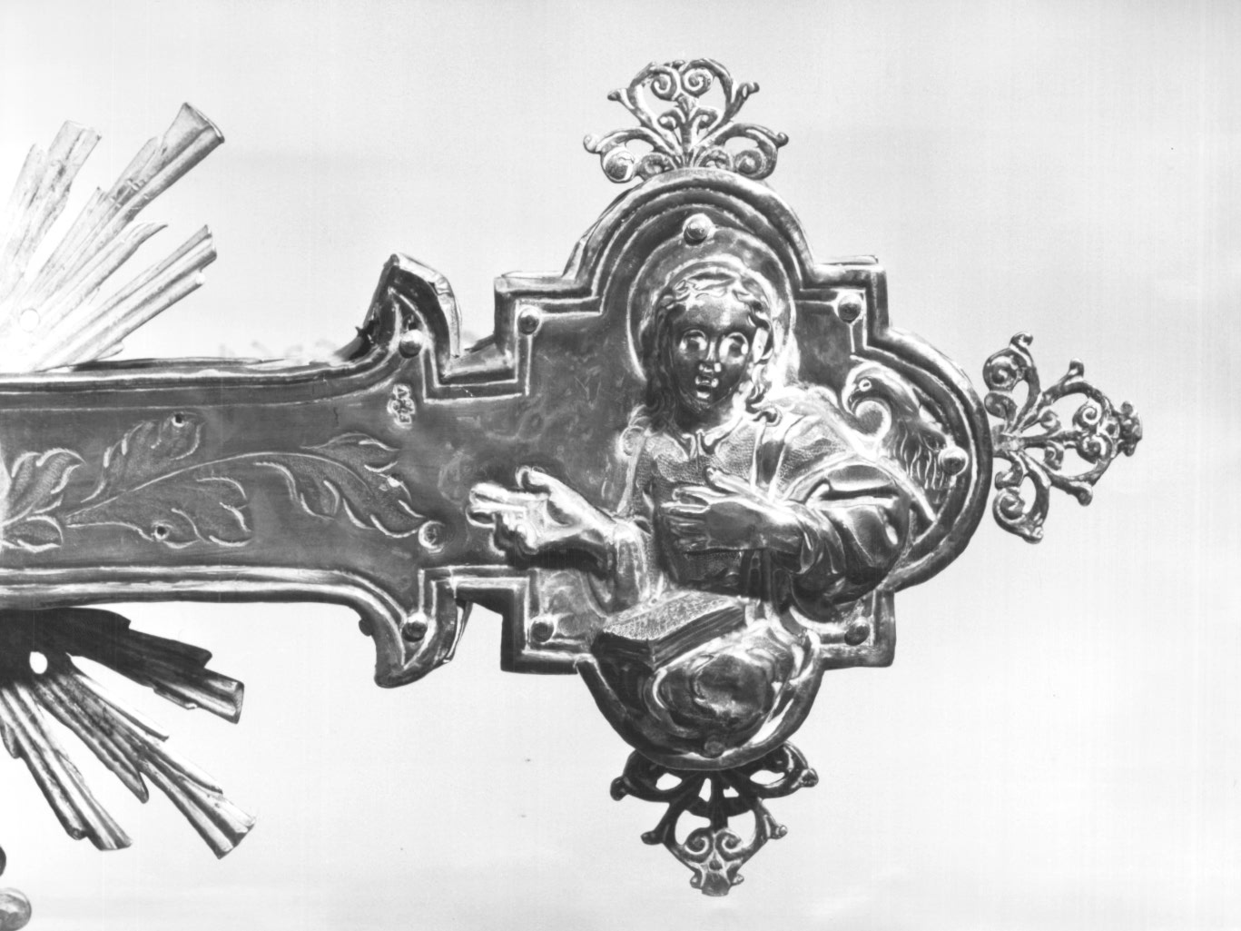 croce processionale - ambito austriaco (prima metà sec. XVIII)
