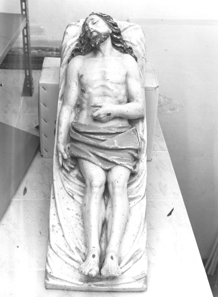 Cristo morto (statua) - ambito Italia settentrionale (seconda metà sec. XIX)