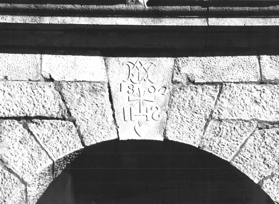 chiave d'arco di Del Neri Clemente (attribuito) (sec. XIX)