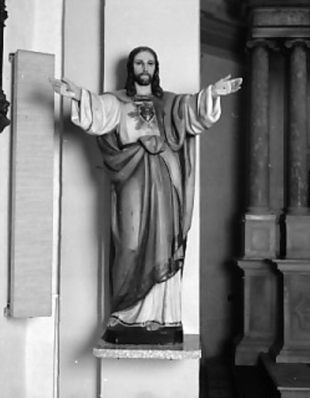 Sacro Cuore di Gesù (statua) - ambito Italia nord-orientale (prima metà sec. XX)