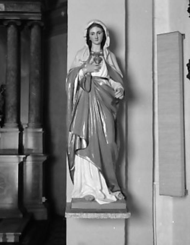 Sacro Cuore di Maria (statua) - ambito Italia nord-orientale (prima metà sec. XX)
