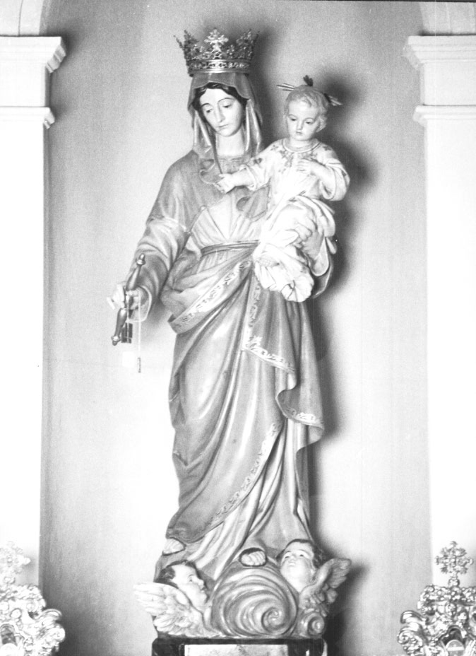 Madonna del Carmelo (statua) - ambito Italia nord-orientale (sec. XX)
