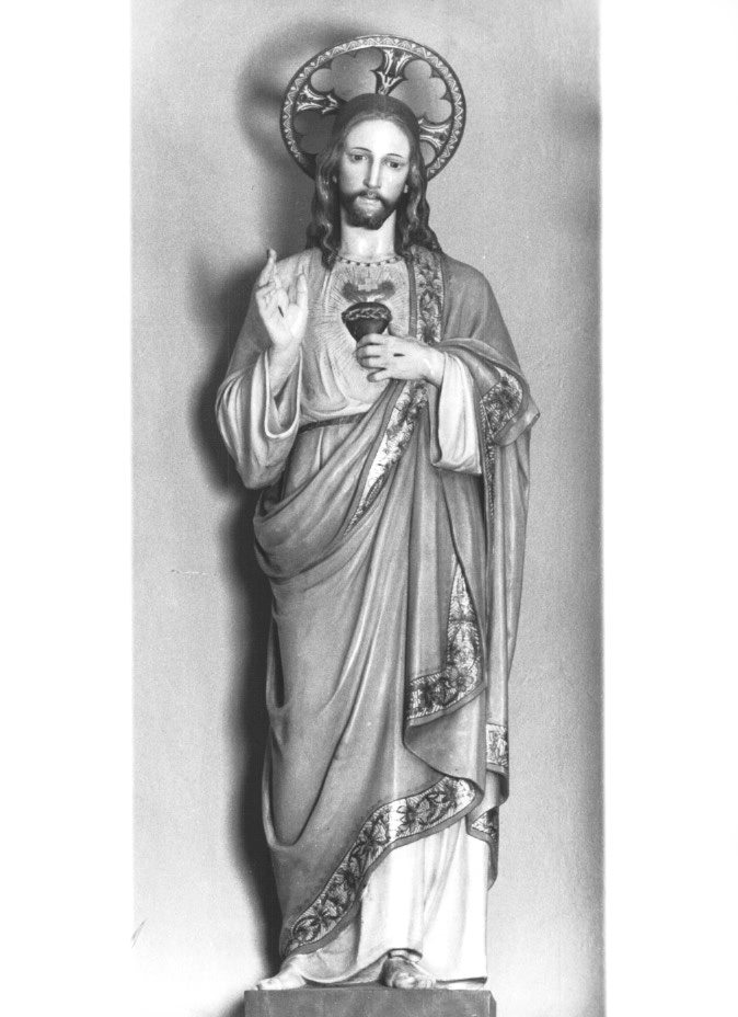 Sacro Cruore di Gesù (statua) - ambito Italia nord-orientale (prima metà sec. XX)