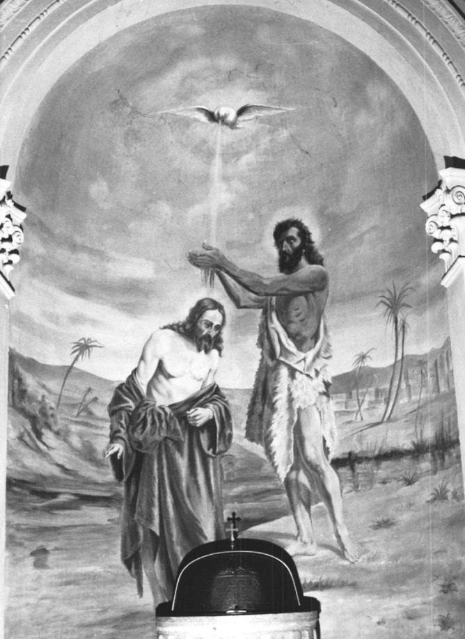 Battesimo di Cristo (dipinto) - ambito Italia nord-orientale (sec. XX)
