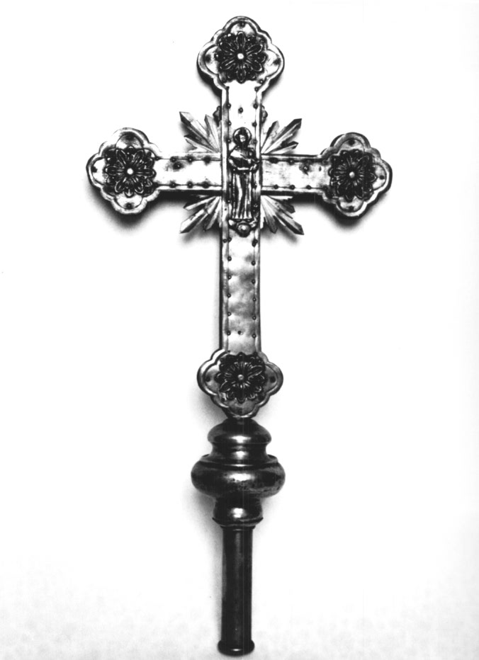 croce processionale - ambito Italia nord-orientale (secc. XVIII/ XIX)