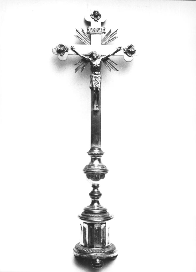 croce d'altare - ambito Italia nord-orientale (secc. XIX/ XX)